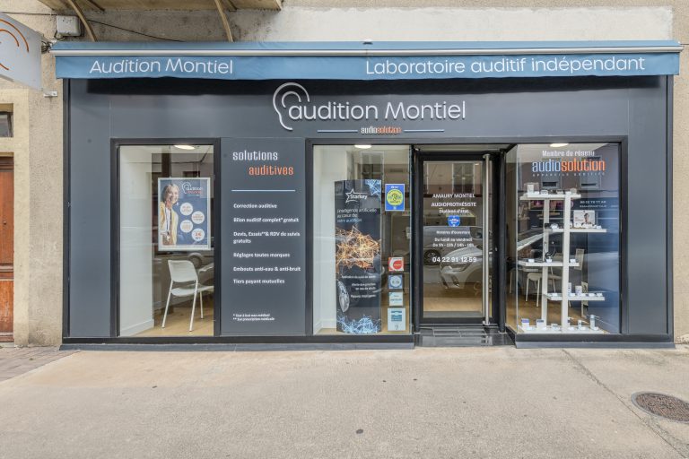 Magasin d'appareils auditifs délivrés par un indépendant